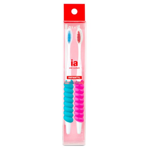 Imagen de Interapothek cepillo dental infantil pack 2uds