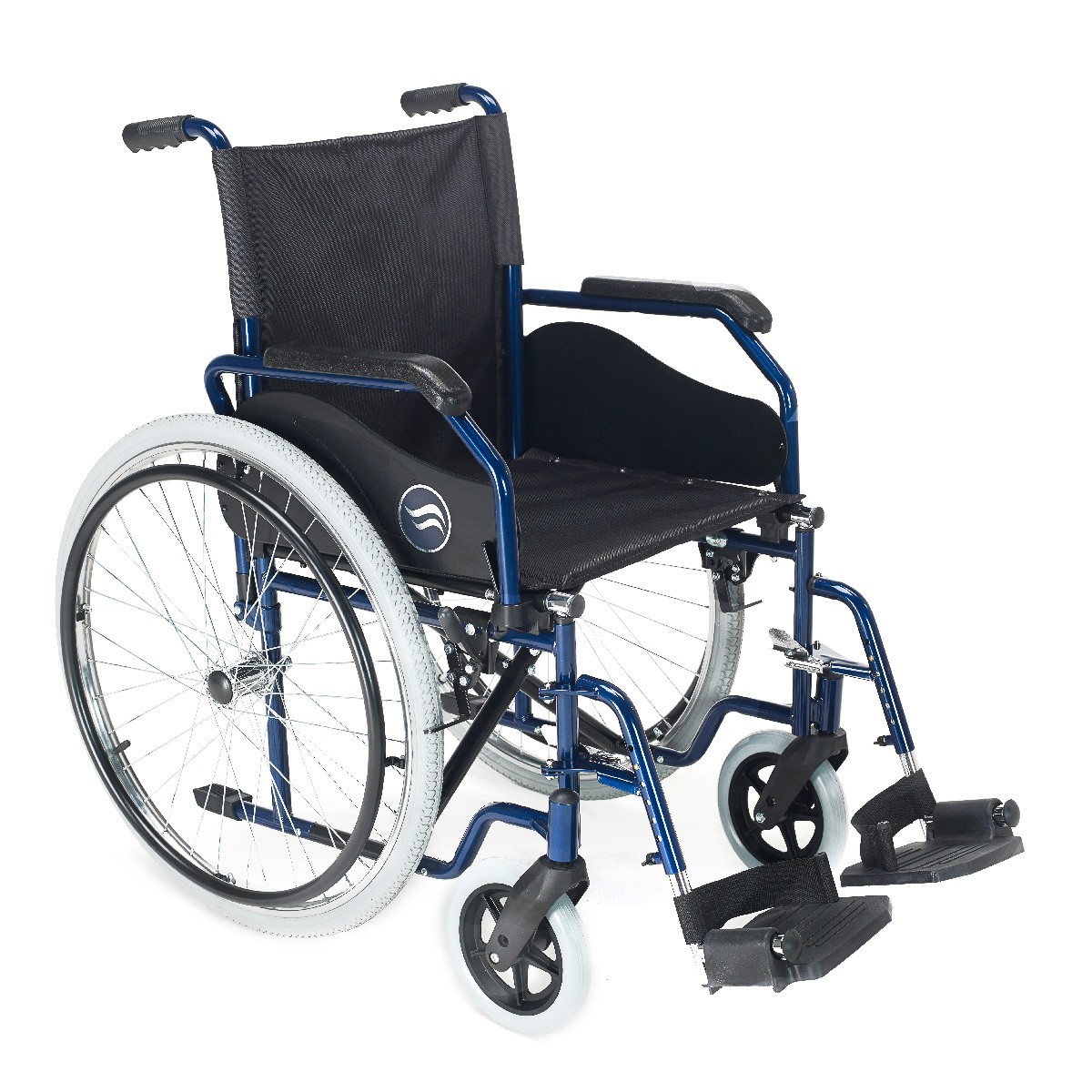 Imagen de Sunrise Medical Silla Breezy 90 Ruedas Sólidas 24 Azul 45cm