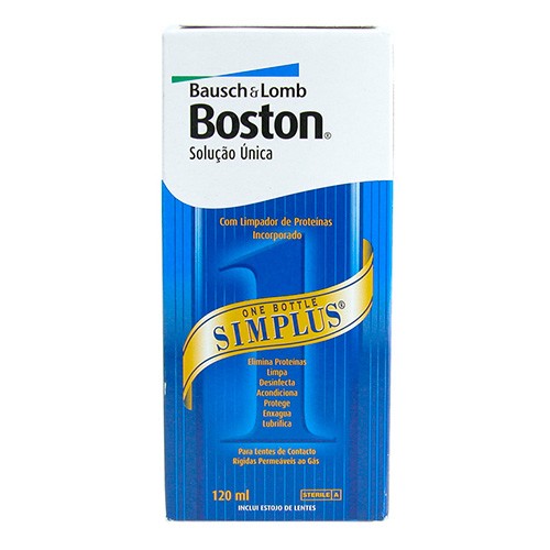 Imagen de Boston simplus solucion lentes unica 120