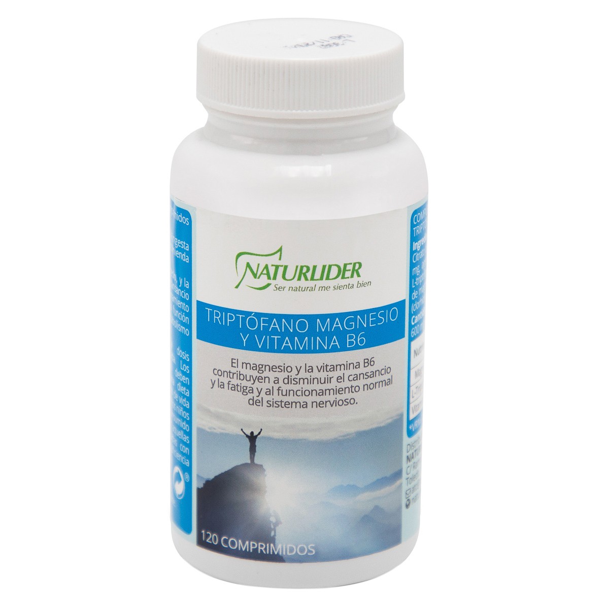 Imagen de TRIPTOFANO MG+VIT B6 120COMP  NATURLIDER