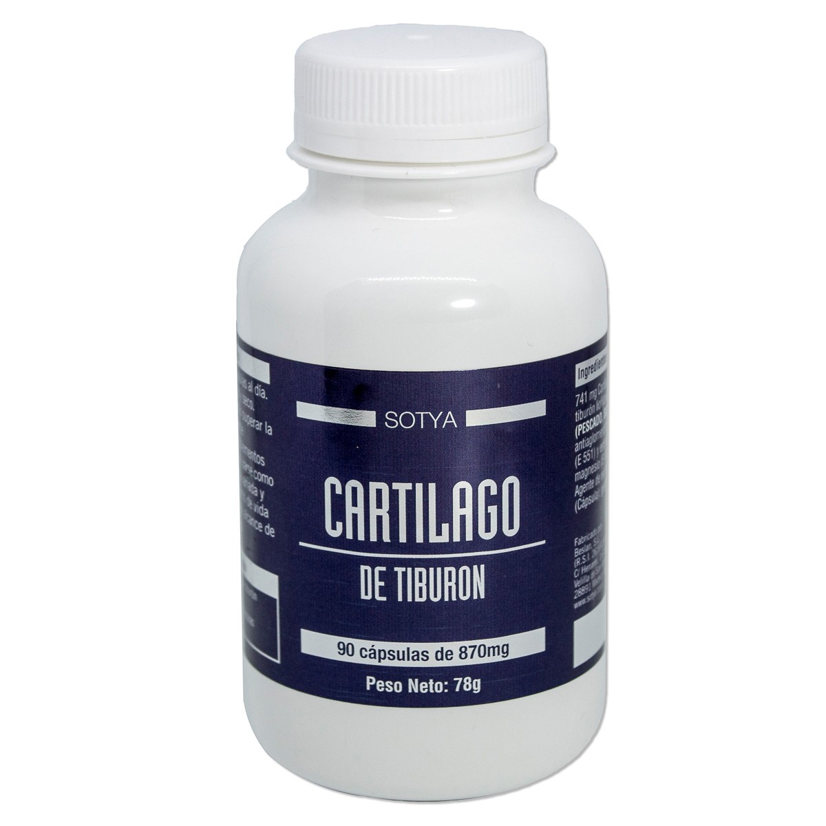 Imagen de Sotya cartílago tiburón 870 90 cápsulas