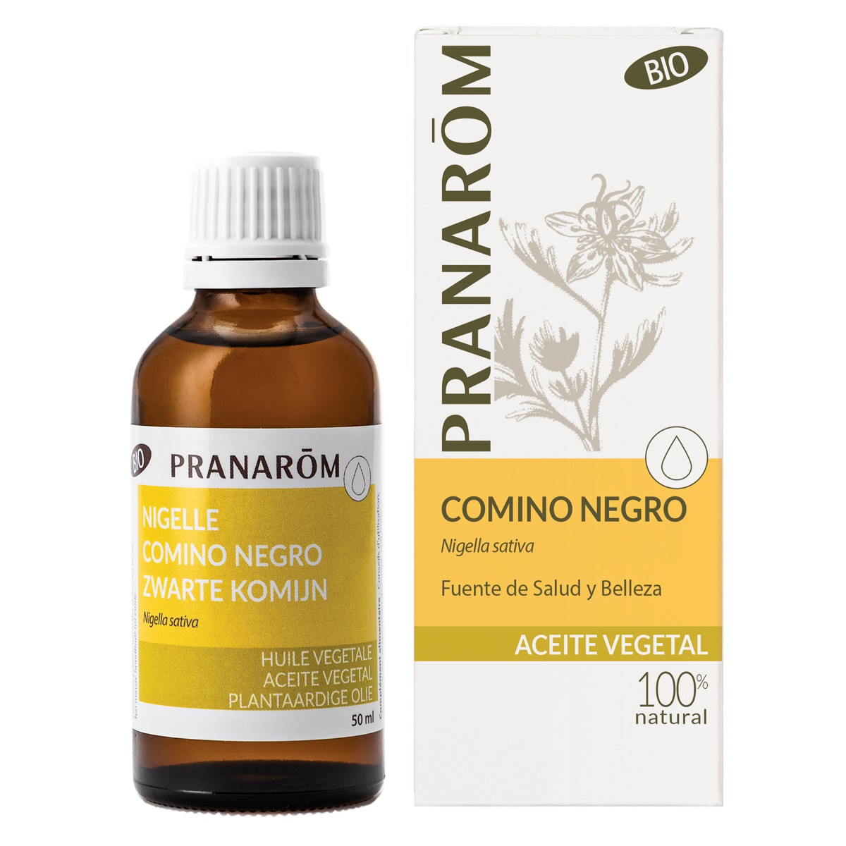 Imagen de Pranarom Aceites vegetales comino negro bio 50ml