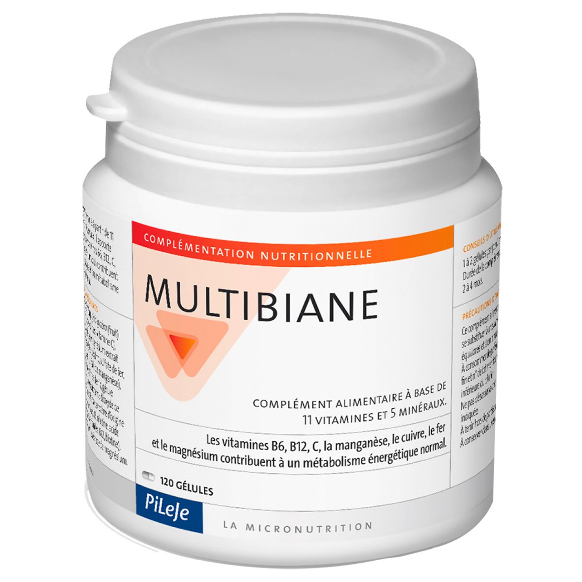 Imagen de Pileje Multibiane 120 cápsulas 586mg