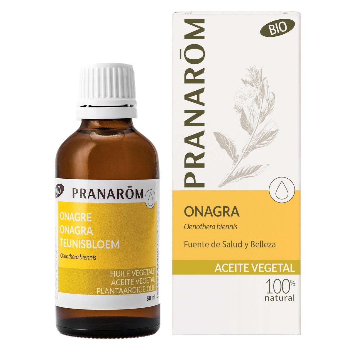 Imagen de Pranarom Aceite Vegetal de Onagra Bio 50ml