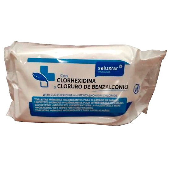 Imagen de Salustar toallitas higienizantes clorhexidina 10u