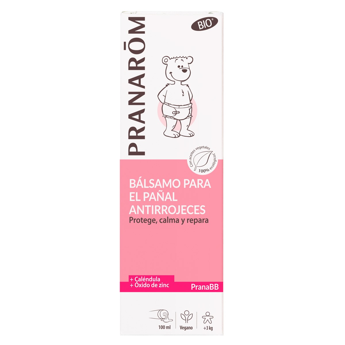 Imagen de Pranarom balsamo pañal rojeces bio 100ml