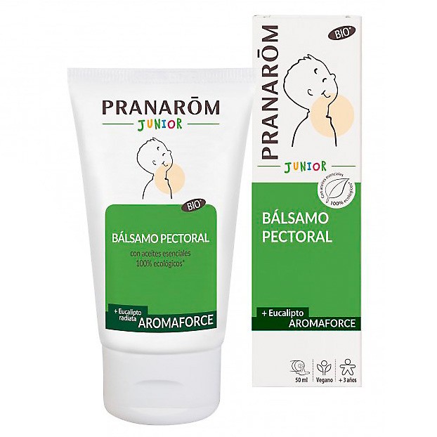 Imagen de Pranarom junior aromaforce bálsamo pectoral bio de 50ml