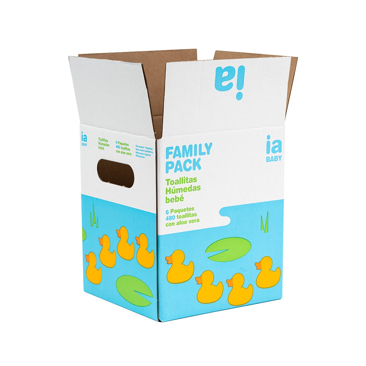 Imagen de Interapothek pack ahorro toallitas aloe vera 480uds