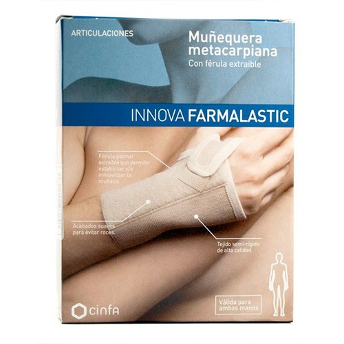 Imagen de Farmalastic muñequera metacarpiana férula talla P