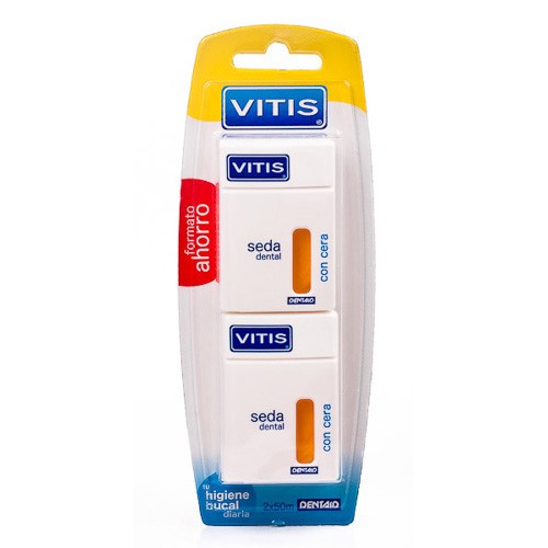 Imagen de Vitis Seda dental con cera duplo