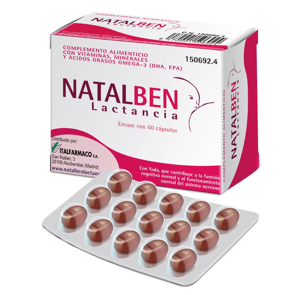 Imagen de Natalben lactancia 60 cápsulas