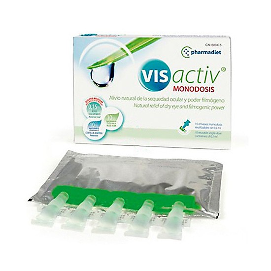 Imagen de Vis activ estéril gotas oculares 10 mono