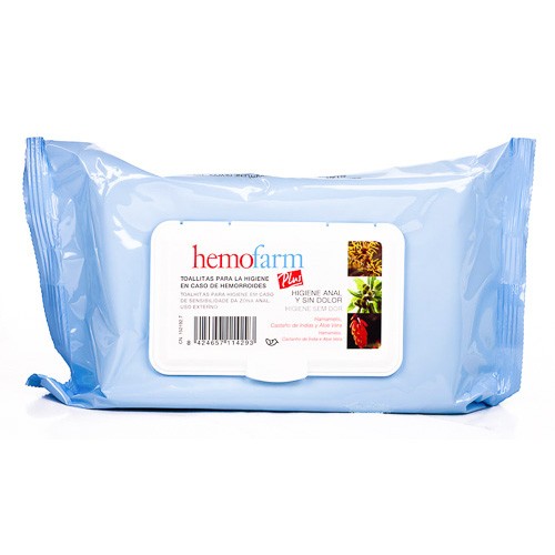 Imagen de HEMOFARM PLUS TOALLITAS CON TAPA 60 UDS
