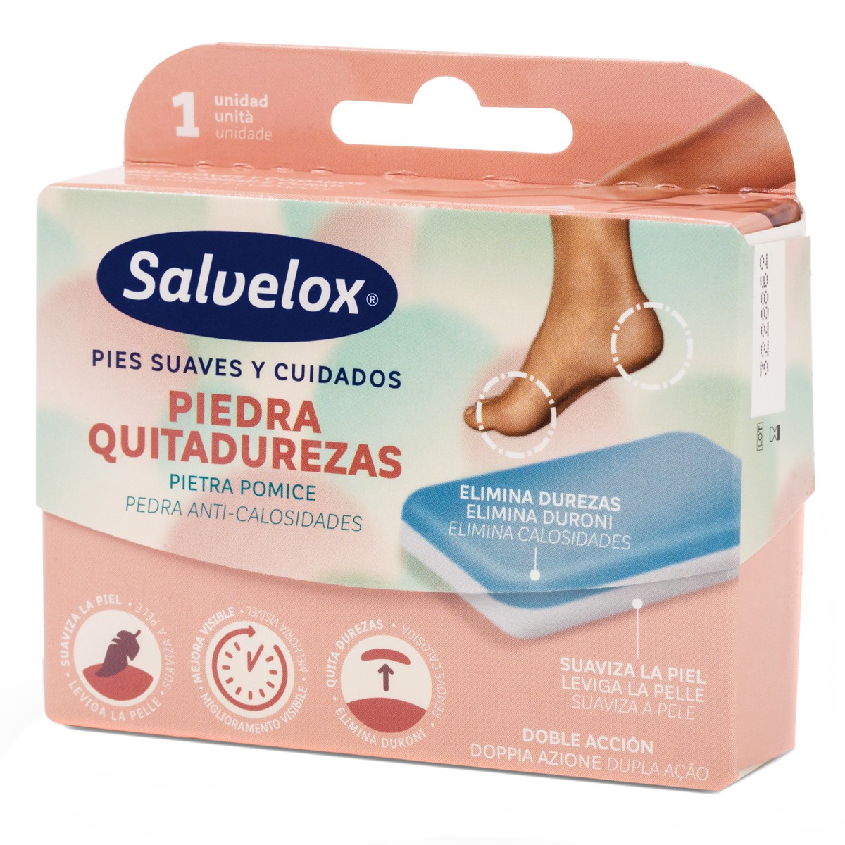 Imagen de Salvelox piedra quitadurezas doble acción