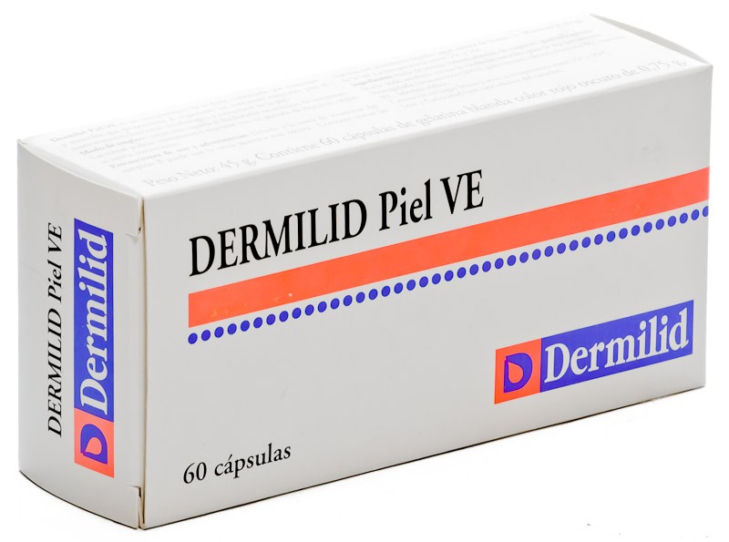 Imagen de DERMILID PIEL VE 60 CAPSULAS