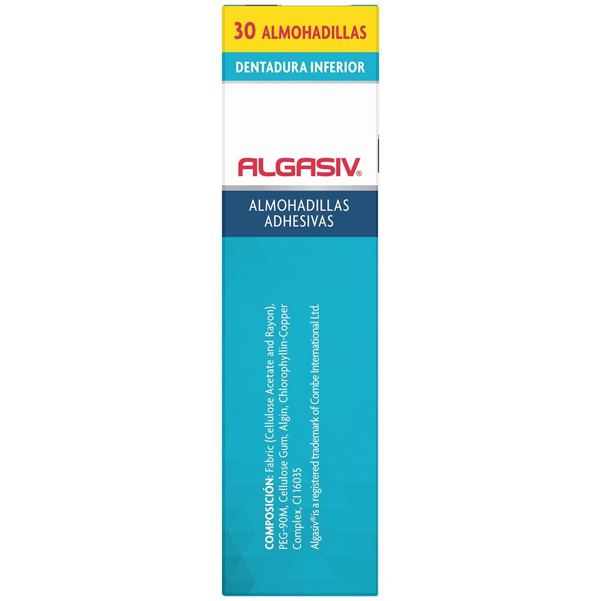 Imagen de Algasiv almohadillas adhesivas dentadura inferior 30uds