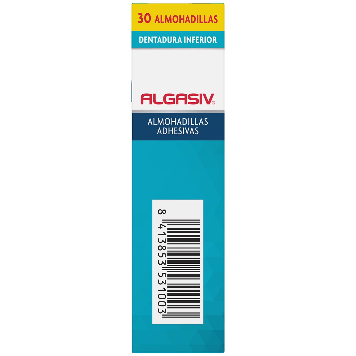 Imagen de Algasiv almohadillas adhesivas dentadura inferior 30uds