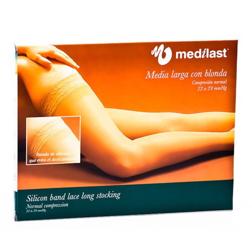 Imagen de Medilast Media Larga Blonda Unisex Normal R/110 talla L beige