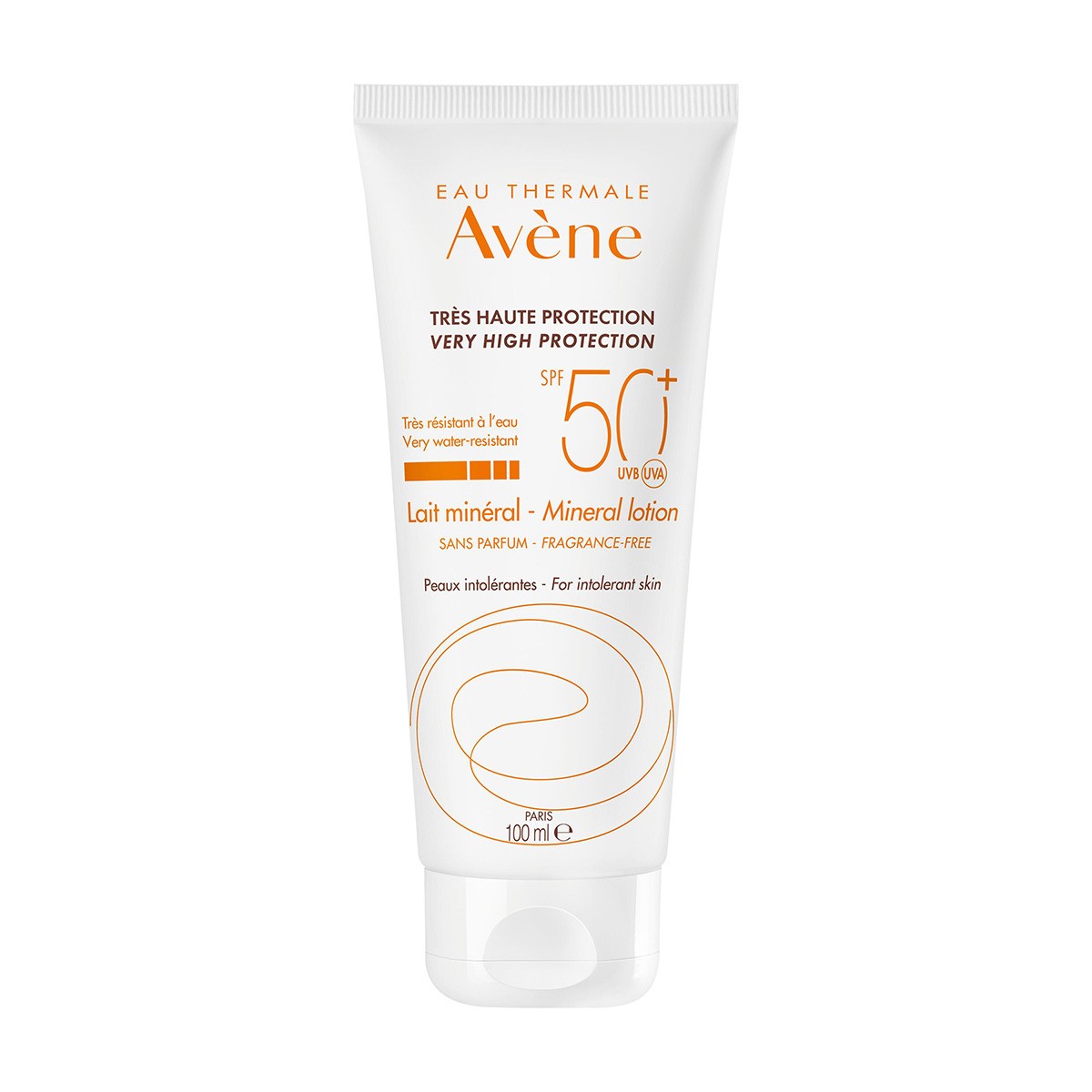 Imagen de Avene Solar leche 100% mineral cara y cuerpo spf50+ 100 ml
