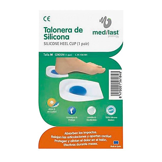 Imagen de Medilast Taloneras Fresil Silicona S Talla 35-37