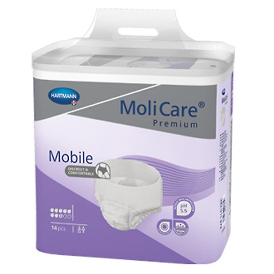 Imagen de Molicare Premium Mobile 8 Gotas Talla M 14 unidades