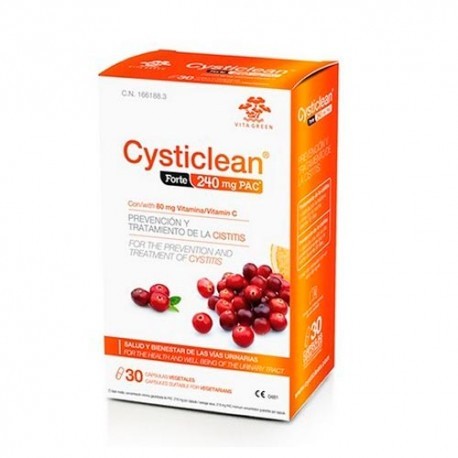 Imagen de Cysticlean Forte 240 mg 30 cápsulas
