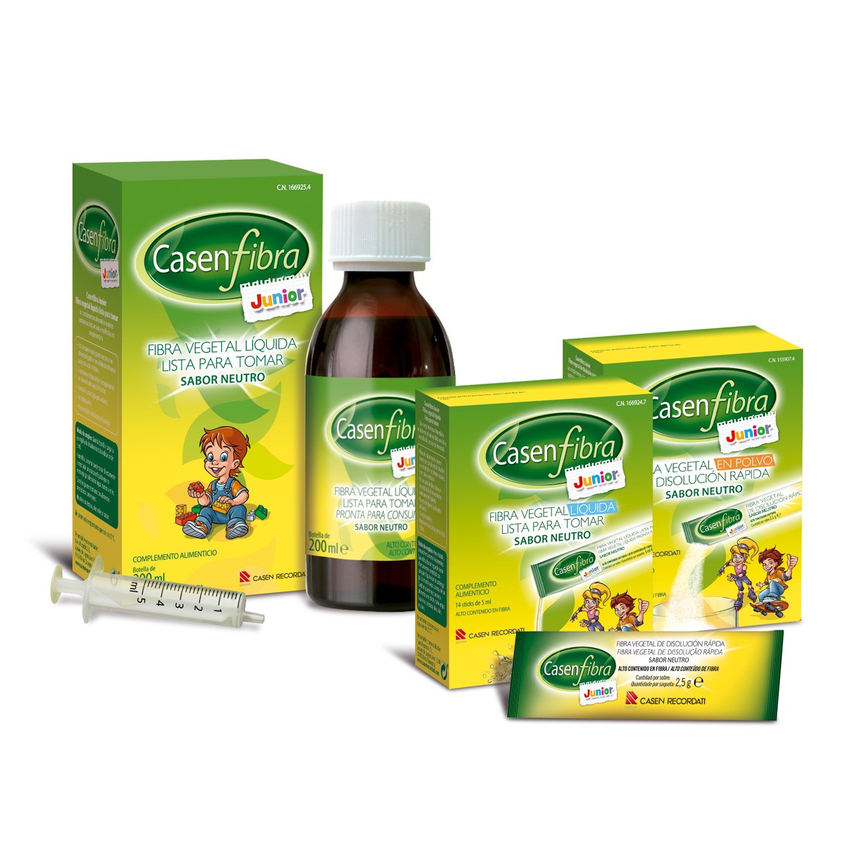 Imagen de Casenfibra Junior liquido botella 200ml