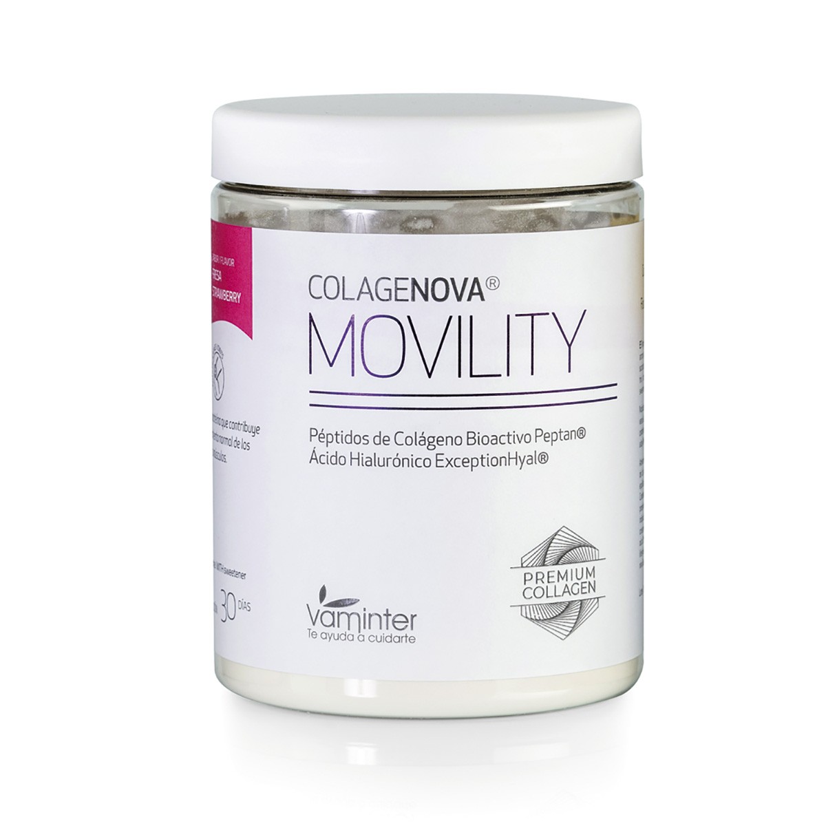 Imagen de Colagenova Colágeno + hialurónico fresa 390g