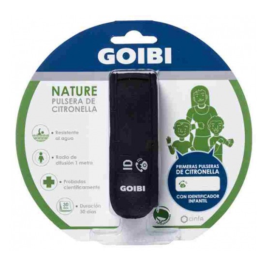 Imagen de GOIBI PULSERA CITRONELLA NEGRA