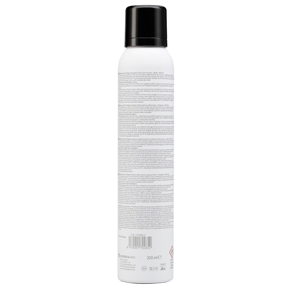 Imagen de Heliocare 360º airgel spf50 corp 200ml