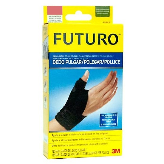 Imagen de Futuro muñequera pulgar negra talla L/XL