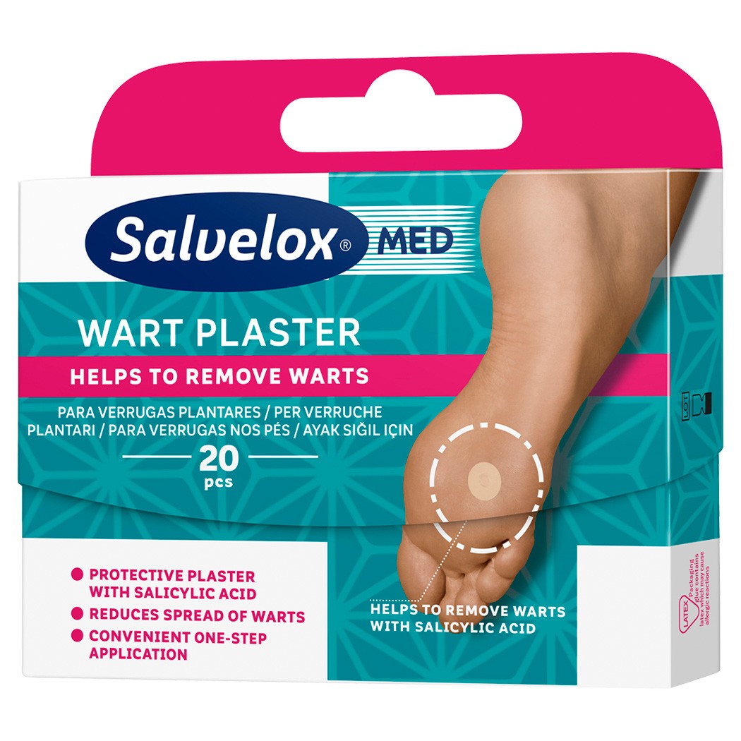 Imagen de SALVELOX MED VERRUGAS APOS ADHESI 20 UDS
