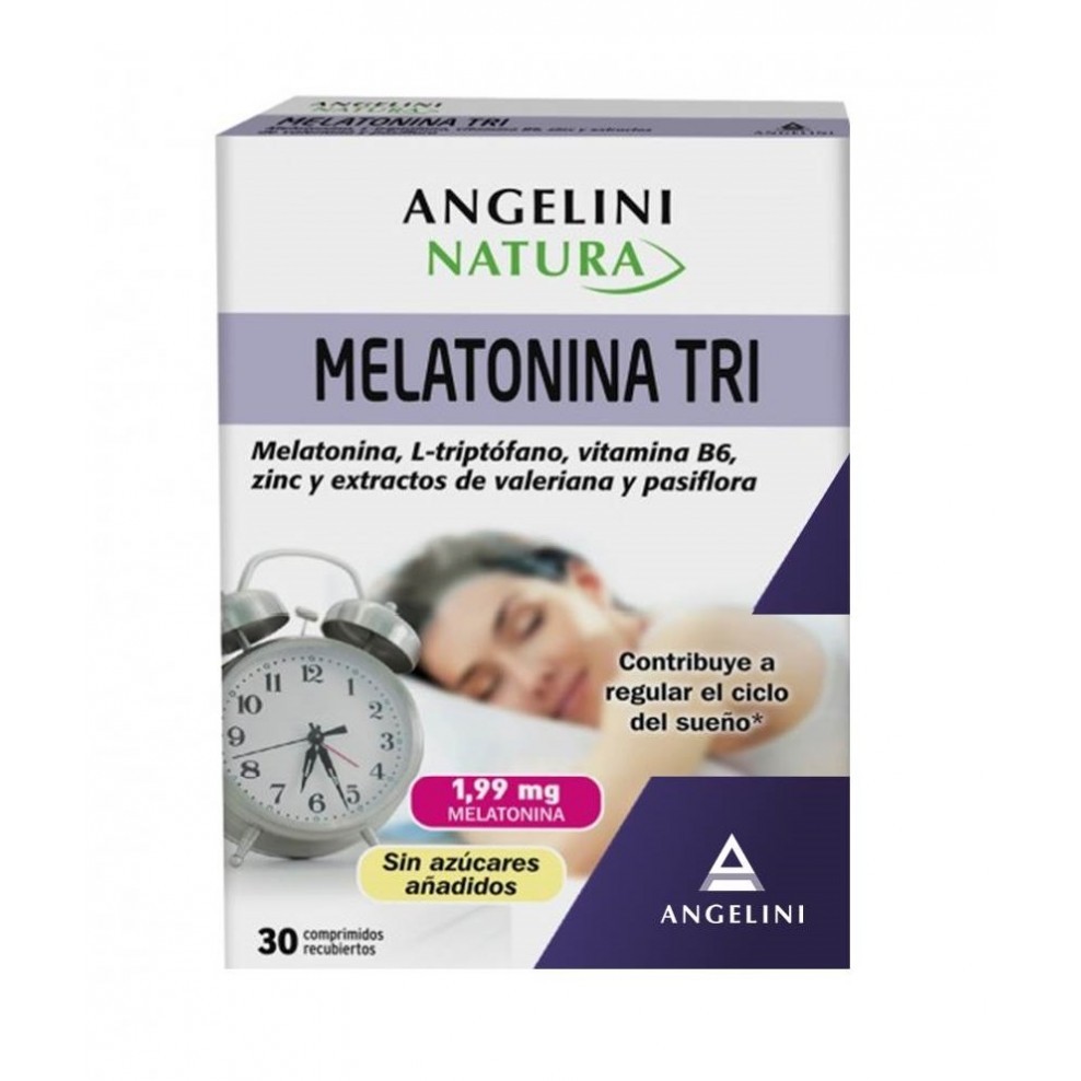 Imagen de Natura Essenziale Melatonina triptófano tri 30 comprimidos