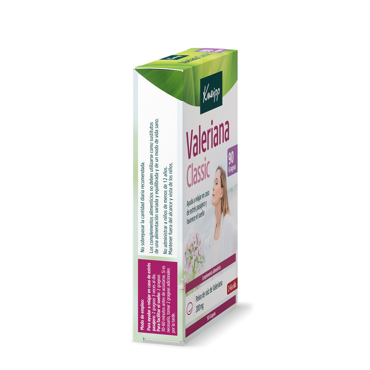 Imagen de Kneipp Valeriana Classic 200mg 90 grageas