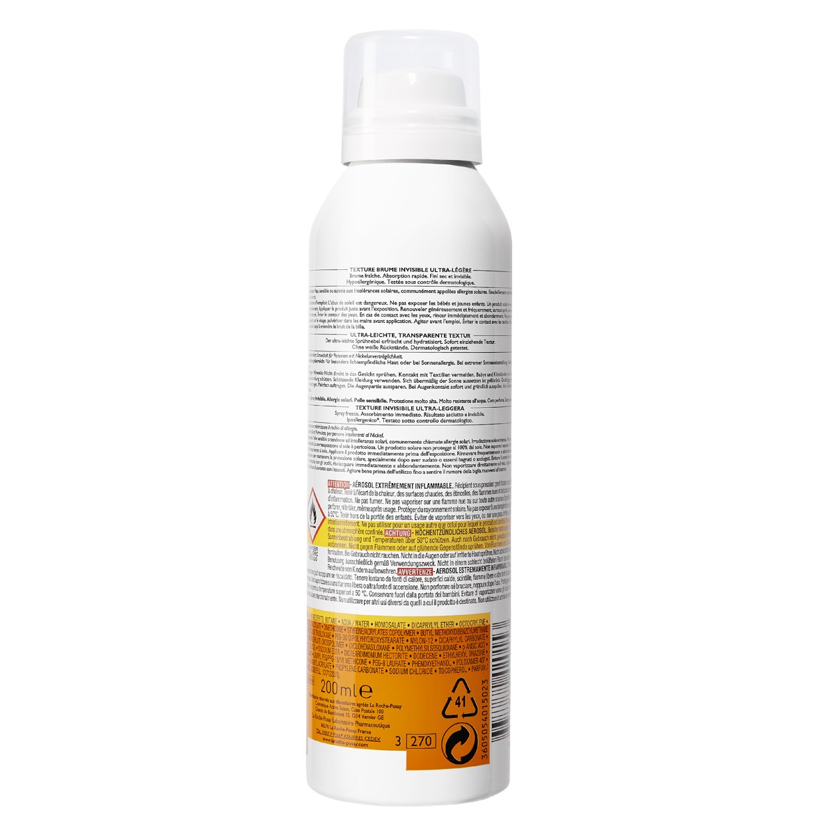 Imagen de La Roche Posay Anthelios XL bruma invisible SPF50+ 200ml