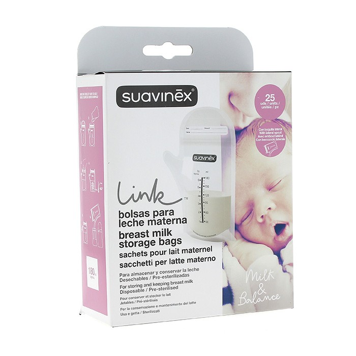 Imagen de Suavinex Bolsas almacenaje leche materna 25uds