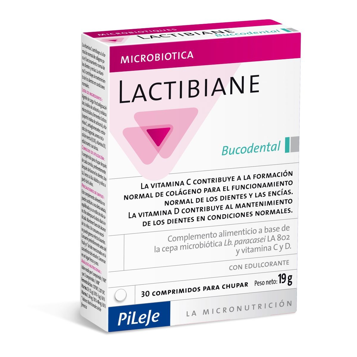 Imagen de Pileje lactibiane bucodental 30 comprimidos para chupar