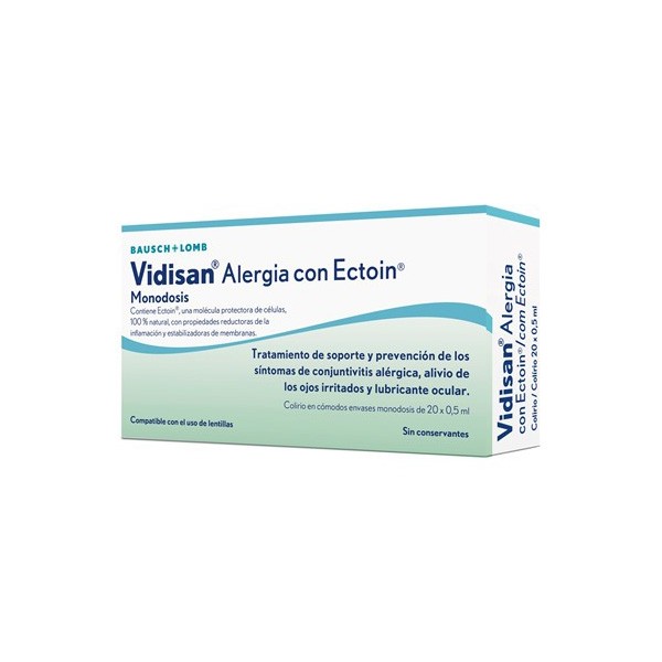 Imagen de Vidisan Alergia con Ectoin 20 monodosis
