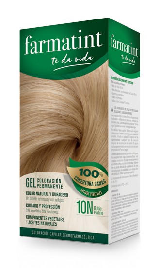 Imagen de Farmatint 10n rubio platino 130ml
