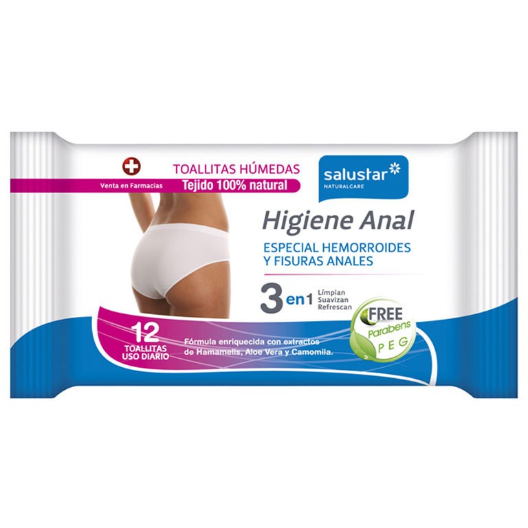 Imagen de Brevia toallita higiene anal hemorroides 12 und