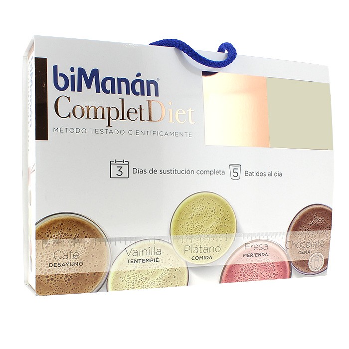 Imagen de Bimanán Complet Diet Plan Emergencia 3 días batidos para adelgazar 15 batidos