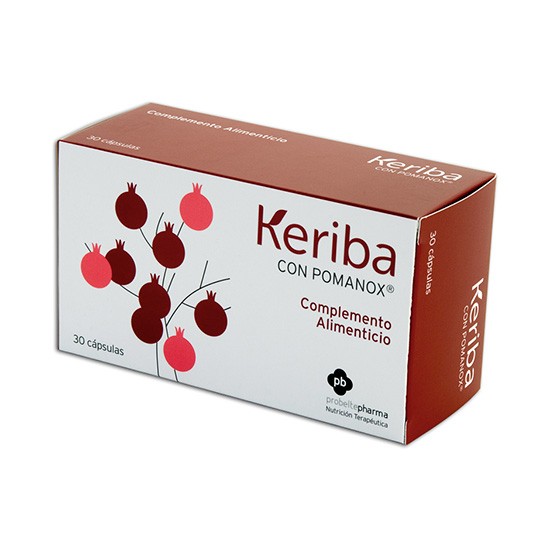 Imagen de Keriba forte con pomanox 220 mg 30 caps