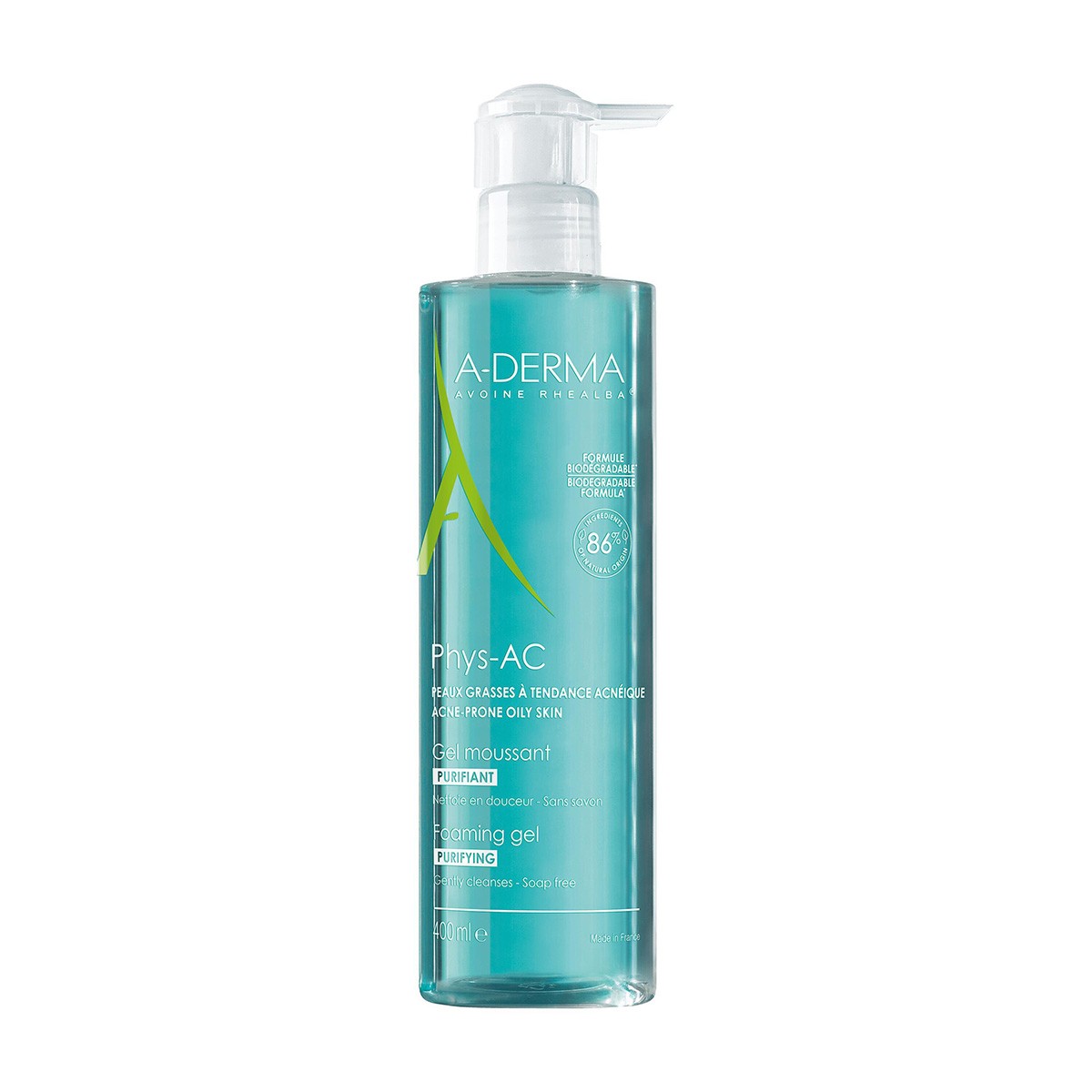 Imagen de A-Derma Biology AC gel espumoso limpiador purificante 400 ml
