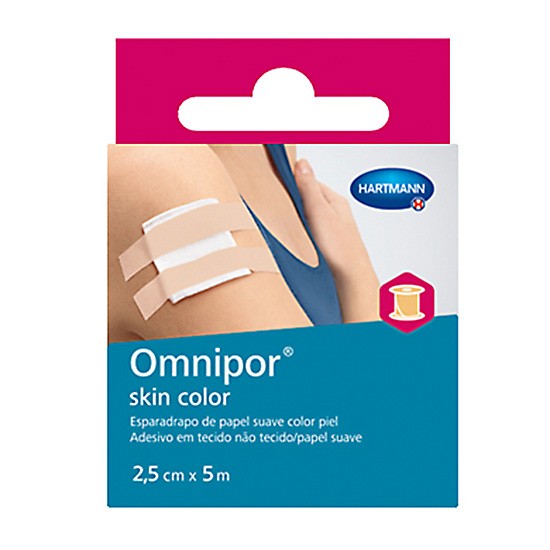 Imagen de Omnipor esparadrapo skin color 5mx5cm