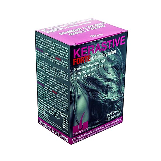 Imagen de Kerastive forte keratina+colag+oligo 60 cápsulas