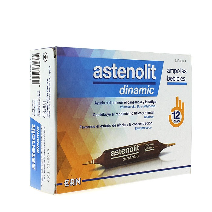 Imagen de ASTENOLIT DINAMIC 12 AMPOLLAS BEBIBLES