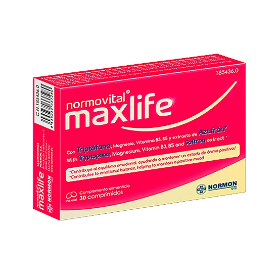 Imagen de Normovital maxlife 30 comprimidos