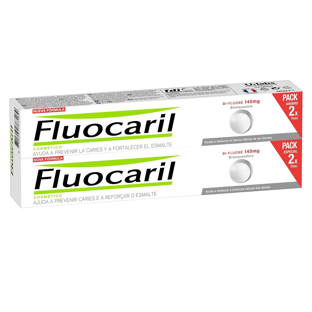 Imagen de Fluocaril bifluor pasta blanqueante 75mlx2u