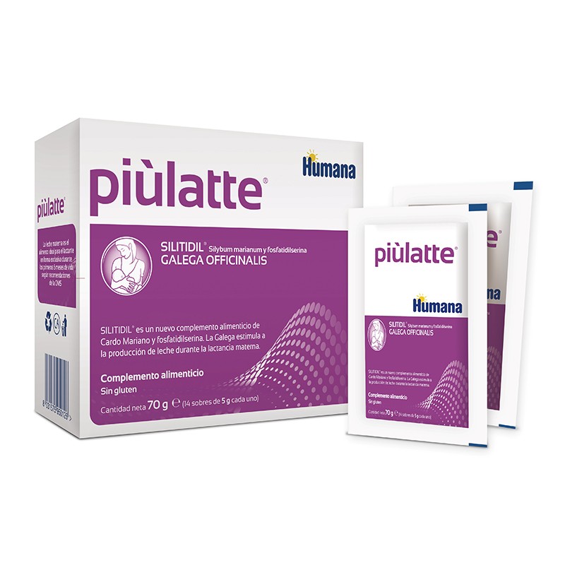 Imagen de Humana Piulatte 14 sobres 5gr.