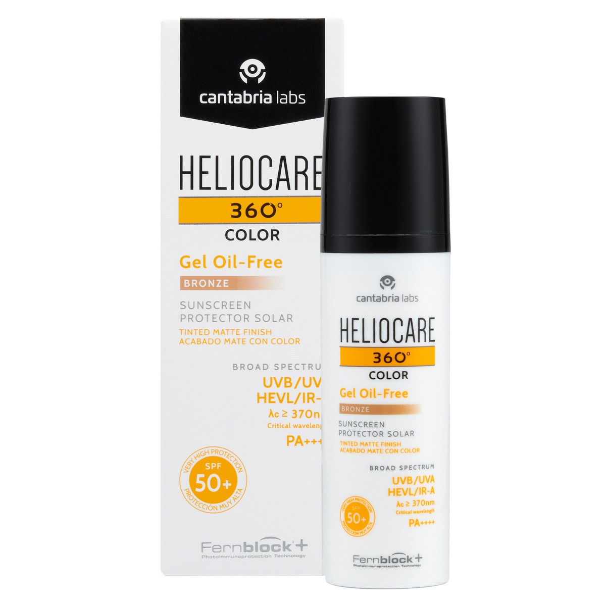 Imagen de Heliocare 360º color gel oil free bronze